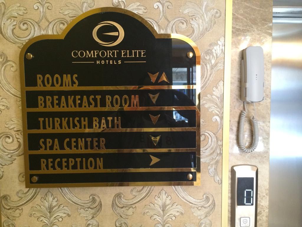Comfort Elite Hotels Sultanahmet Istanbul Eksteriør bilde